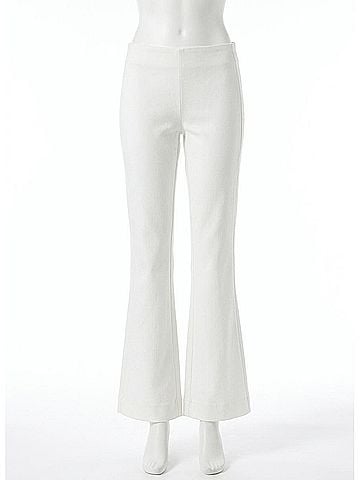 Lyssé Alma High Waist Cavalry Trouser in Snow White (view 1)