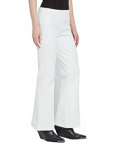 Lyssé Alma High Waist Cavalry Trouser in Snow White (view 2)