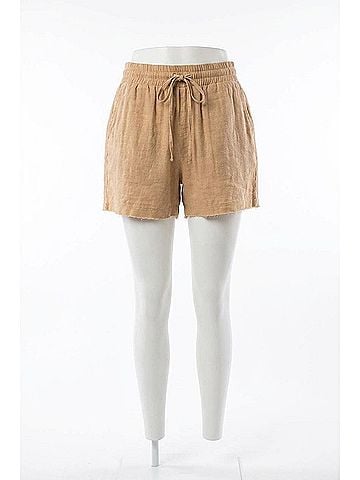 Elan Mel Gauze Shorts in Peanut (view 1)