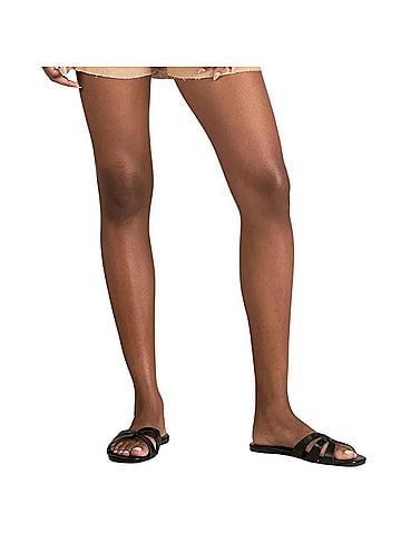 Elan Mel Gauze Shorts in Peanut (view 2)