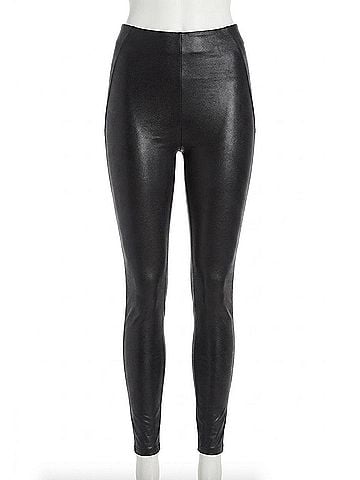 Lyssé Matilda Foil Leggings in Black (view 1)
