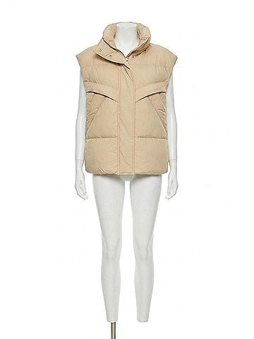 Pistola Joss Quilted Puffer Vest in Warm Sand (view 1)