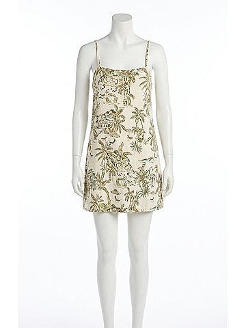 Z Supply Maude Tiki Tide Mini Dress in Island Coconut (view 1)