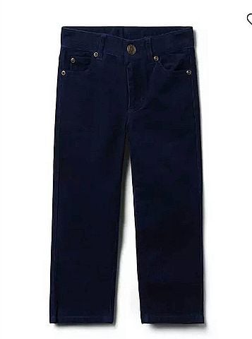 Janie and Jack Boys' Corduroy Pants 5 Mo in Navy (view 1)
