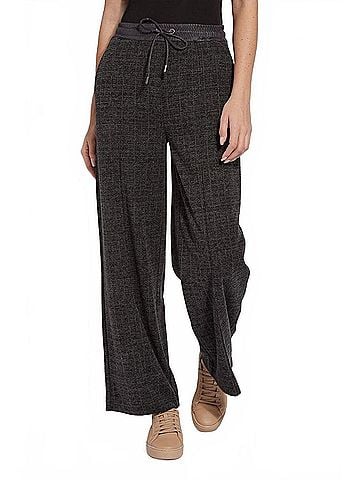 Lyssé Relic Gathered Waist Pants in Gray (view 2)