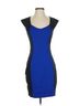 Express Color Block Blue Express Cocktail Dress Size 6 - photo 1