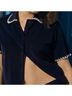 Z Supply Blue Miles Loop Terry Shirt in Eclipse Size M - photo 3