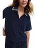Z Supply Blue Miles Loop Terry Shirt in Eclipse Size M - photo 4
