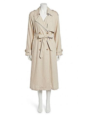 Steve Madden Lennox Trench Coat in Natural (view 1)