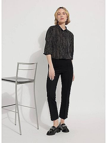 Lyssé Elysse Ankle Pants in Black (view 2)