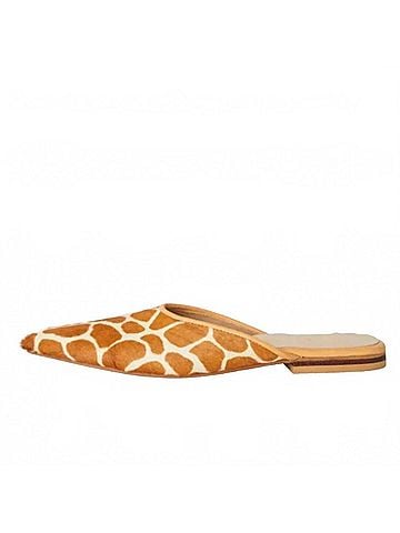 Sarah Stewart Women's Mabrey Giraffe Leather Slip On Shoes (view 2)