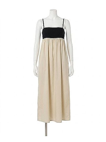 Steve Madden Emmaline Maxi Dress in White/Black (view 1)