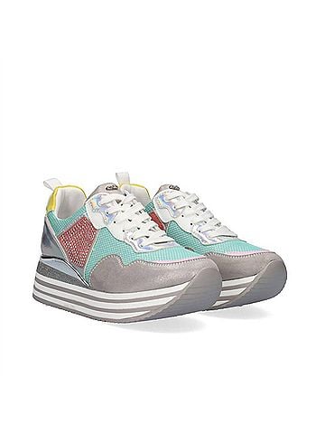 Renato Garini Women's Comfort Fashion Sneaker in Blue (view 2)