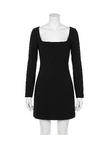 Astr Calanthe Mini Dress in Black (view 1)
