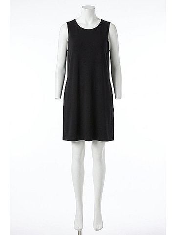 Tribal Techno Lux Scuba Shift Dress in Black (view 1)