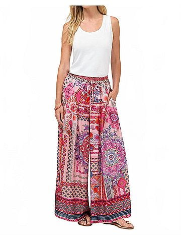 Johnny Was Arya Lined Pant in Tami Scarf (view 2)