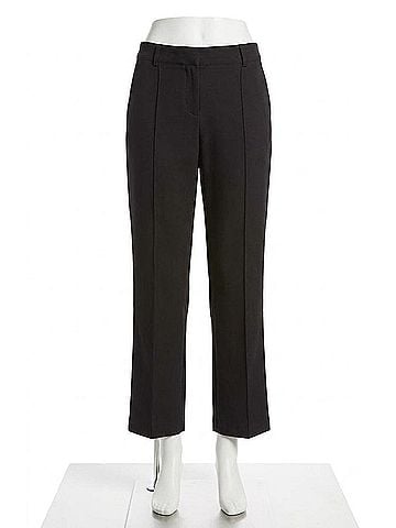 Tribal Fly Front Trouser in Black (view 1)
