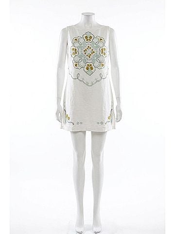 Free People Electric Garden Mini Dress in Ivory Combo (view 1)