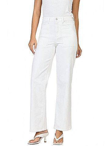 Dear John Holly Straight Leg Jean in White (view 2)