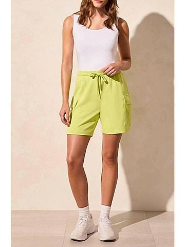 Tribal Pull On Cargo Short in Apple (view 2)