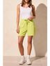Tribal Solid Green Pull On Cargo Short in Apple Size XS - photo 2