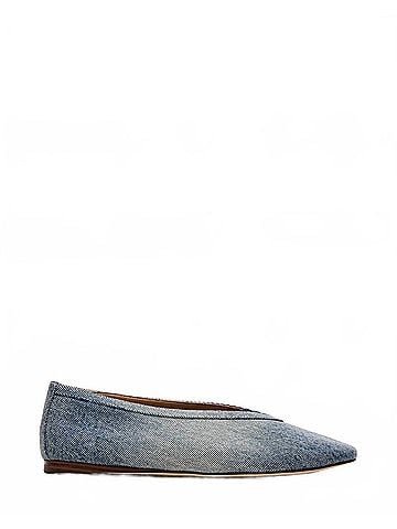 Steve Madden Women's Leni Ballet Flats in Denim (view 2)