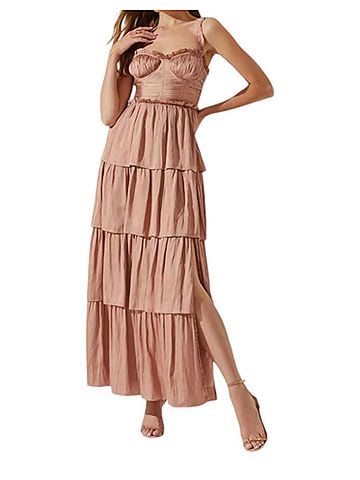 Astr Tempany Dress in Mauve (view 2)
