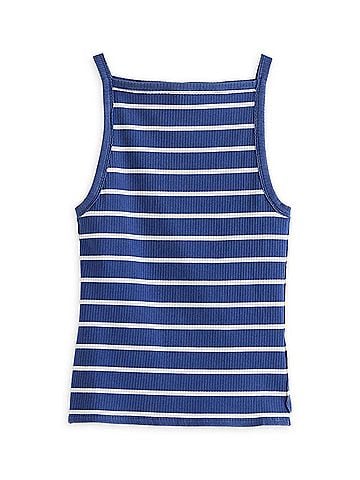 Free People Women's Mia Tank in Navy Combo (view 1)