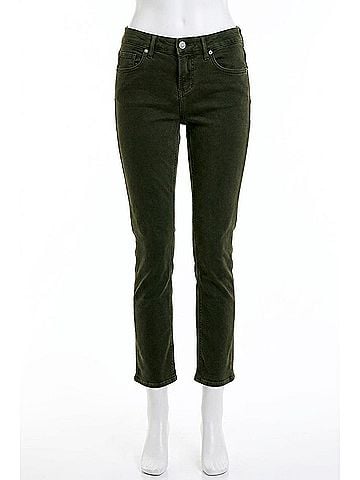Dear John Blaire High Rise Ankle Slim Straight Jeans in Pine (view 1)