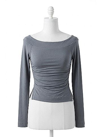 Free People At The After Long Sleeve Top in Lava Smoke (view 1)