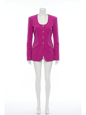 Joseph Ribkoff Button Front Fitted Jacket in Cosmos (view 1)