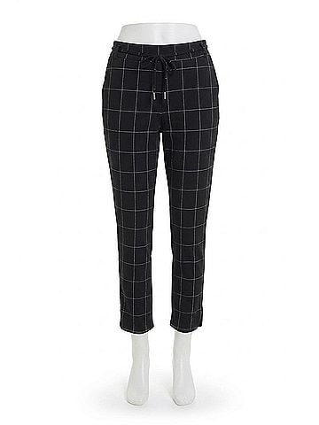 Tribal Patsy Pull On Ankle Pant With Rounded Hem in Black (view 1)