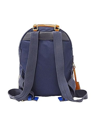 Tory Burch Tory Burch handbag, women's, brand backpack, nylon, navy, logo. (view 2)
