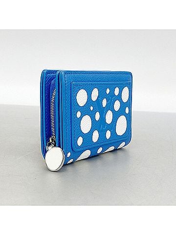 Louis Vuitton Louis Vuitton Monogram Empreinte Wallet, Yayoi Kusama, Portefeuille M82104 Blue, Women's P3583310 (view 2)