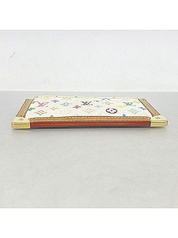Louis Vuitton Louis Vuitton Monogram Multicolor Pochette Clé Wallet/Coin Case M92655 Blanc Women's P3580647 (view 2)