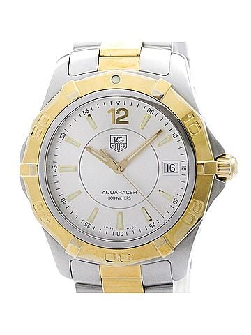 TAG Heuer TAG HEUER Aquaracer Gold Plated Steel Quartz Watch WAF1120 Polished (view 1)