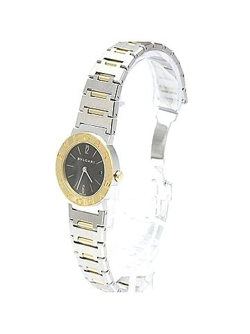 Bvlgari BVLGARI BVLGARI-BVLGARI 18K Gold Steel Ladies Watch BB26SG Polished (view 2)