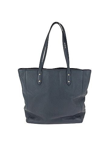 Coach COACH F12184 Navy Leather Tote Bag/Shoulder Bag for Women (view 2)