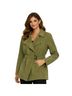 metaphor 41% Polyester 59% Burlap 15% Nylon 100% Polyester Green Trenchcoat Size XL - photo 4