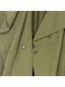 metaphor 41% Polyester 59% Burlap 15% Nylon 100% Polyester Green Trenchcoat Size XL - photo 11