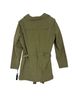 metaphor 41% Polyester 59% Burlap 15% Nylon 100% Polyester Green Trenchcoat Size XL - photo 2