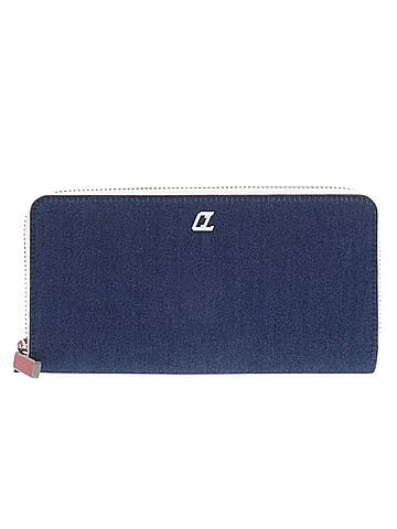 Christian Louboutin Christian Louboutin Panettone 1235496 Denim Blue Long Wallet 1464 (view 1)