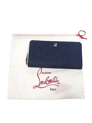 Christian Louboutin Christian Louboutin Panettone 1235496 Denim Blue Long Wallet 1464 (view 2)