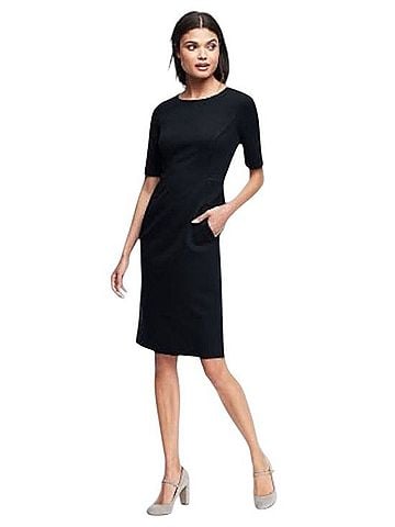 Lands' End ponte sheath dress Cocktail Dress (view 1)