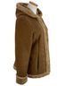 Esprit Vintage 90s Brown Faux Suede Sherpa Lined Embroidered Hooded Coat Y2K Grunge Boho Penny Lane Afghan Faux Fur Jacket - photo 15