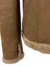 Esprit Vintage 90s Brown Faux Suede Sherpa Lined Embroidered Hooded Coat Y2K Grunge Boho Penny Lane Afghan Faux Fur Jacket - photo 4