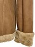 Esprit Vintage 90s Brown Faux Suede Sherpa Lined Embroidered Hooded Coat Y2K Grunge Boho Penny Lane Afghan Faux Fur Jacket - photo 10