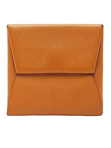 Hermès Hermes Bastia PM Wallet/Coin Purse, D Stamp, 2019 Model, Brown, Veau Epsom Leather, Women's. (view 1)