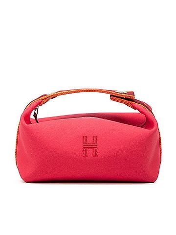 Hermès Hermes Bride à Black PM Handbag, Handbag/Pouch, Pink Hibiscus Pattern, Toile H, Women's HERMES (view 1)