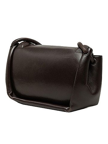 Bottega Veneta Bottega Veneta Beak Crossbody Shoulder Bag, Brown Leather, Women's. (view 2)